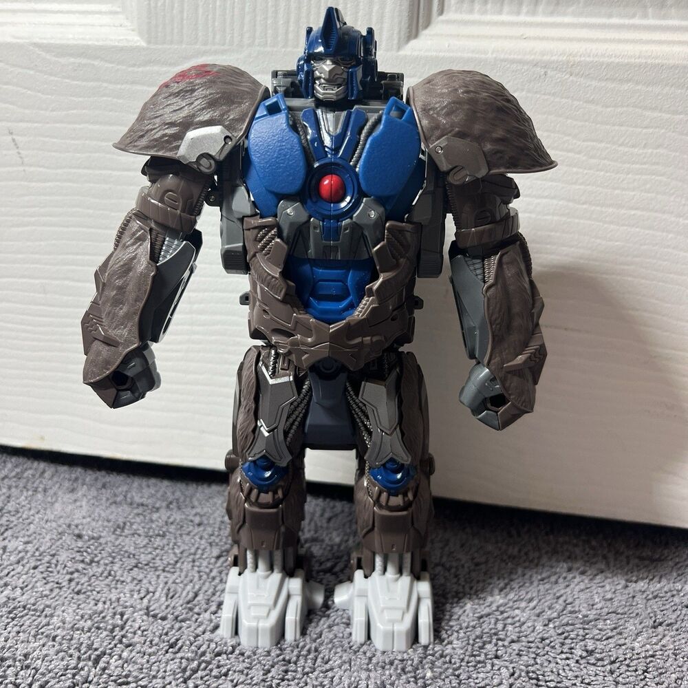 Transformers Rise of the Beasts Smash Changer Optimus Primal 9" Hasbro